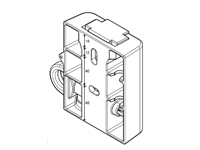 RacksBrax HD Hitch Wall Mount Pack (Kit) - 8160